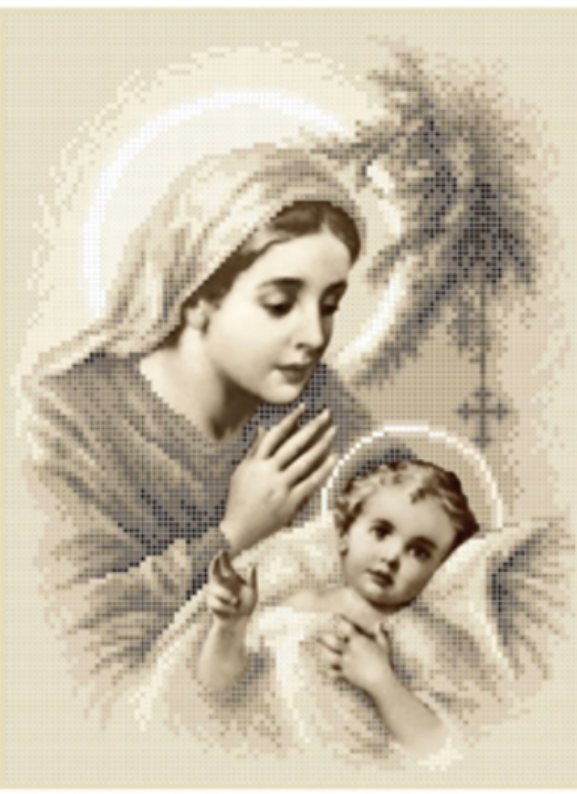 Бисерная схема Золотая Подкова Рождество Христовое (ЗПО-050) Бисерная схема Золотая Подкова Рождество Христовое (ЗПО-050)