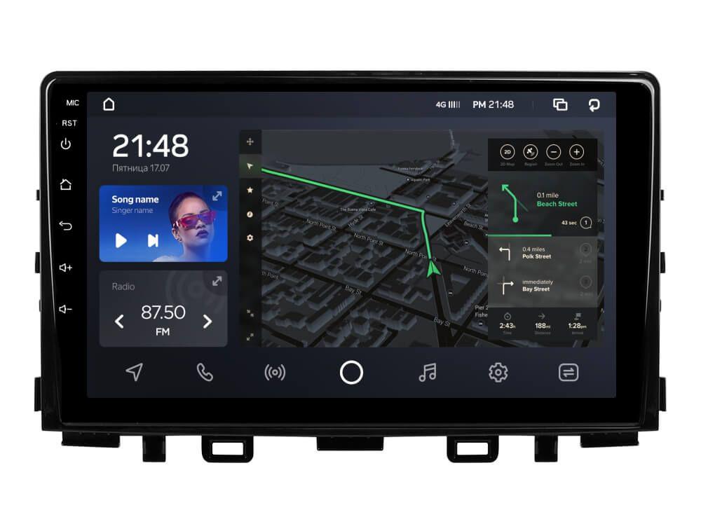 Штатная магнитола AMS T910 3+32 Gb Kia RIO YB KX Cross (1 Din) 2016-2020
