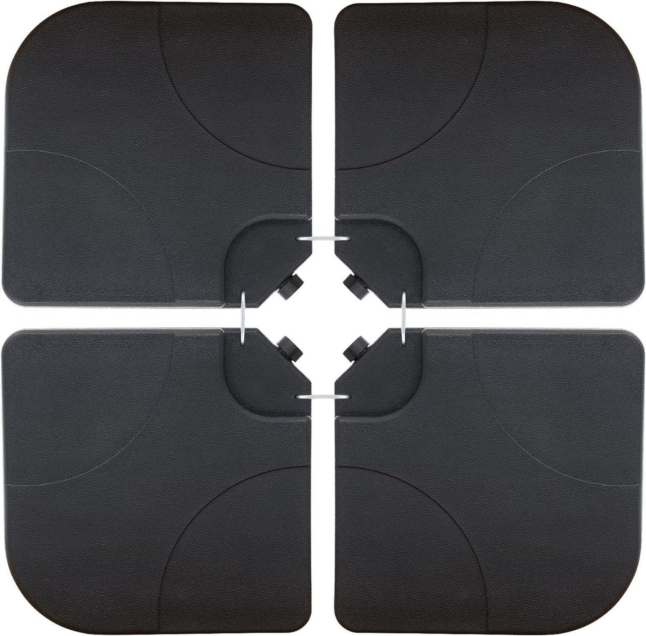 Підставка для садової парасольки WCG на 4 секції до 80 кг Чорний (W-103MUB1)