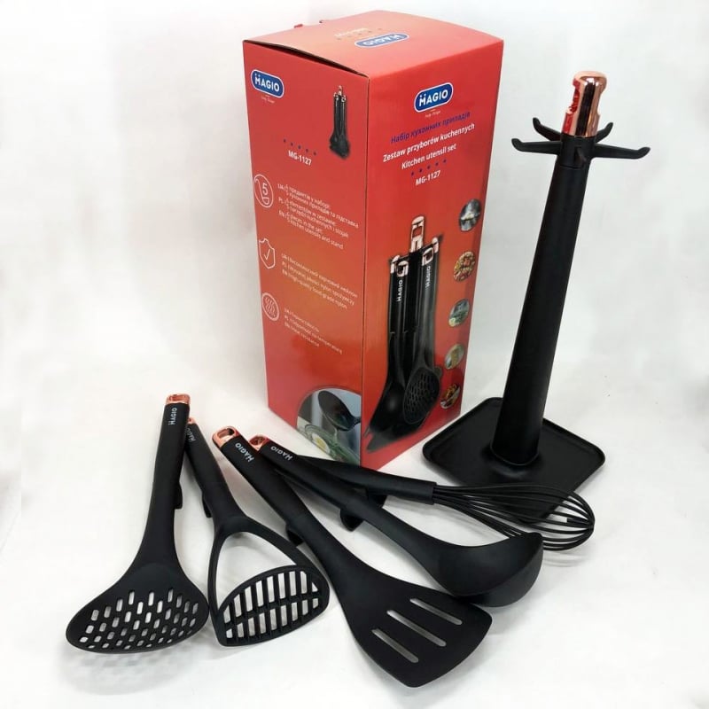 Набір кухонного приладдя Magio MG-1127 5 пр.(tf4811) - фото 5 Набір кухонного приладдя Magio MG-1127 5 пр.(tf4811) - фото 5