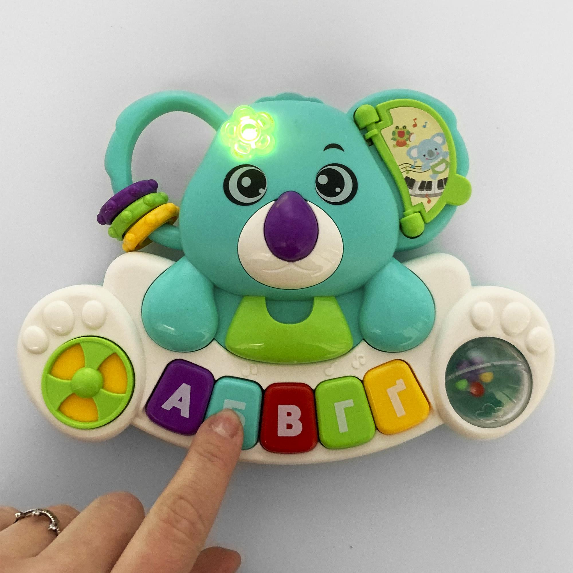 Іграшка розвиваюча музична TK Group Коала піаніно з українською озвучкою Бірюзовий (111736b) - фото 8 Іграшка розвиваюча музична TK Group Коала піаніно з українською озвучкою Бірюзовий (111736b) - фото 8