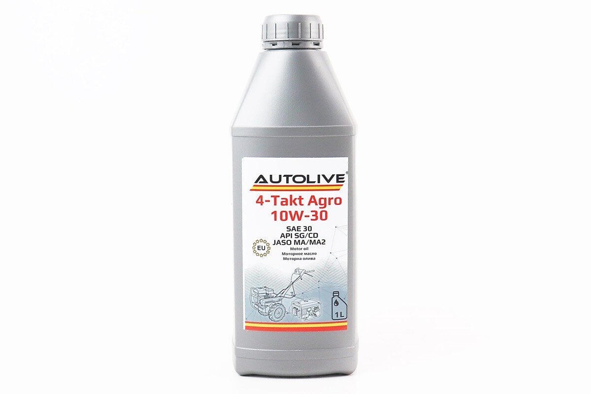 Олива моторна AUTOLIVE 4T 10W-30 напівсинтетична універсальна 1 л (10039368)