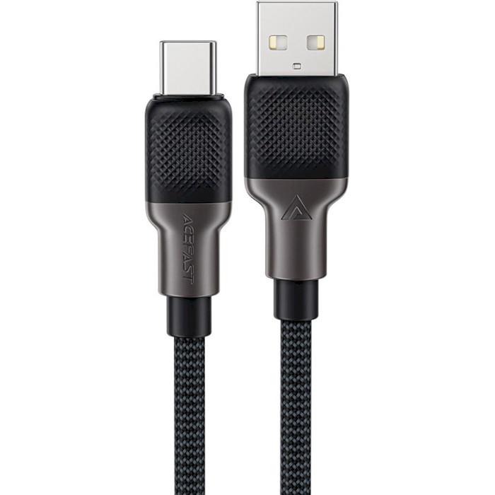 Кабель Acefast C10-04 USB 2.0 USB-A to USB-C 1,2 м 3A Black (6974316283126)