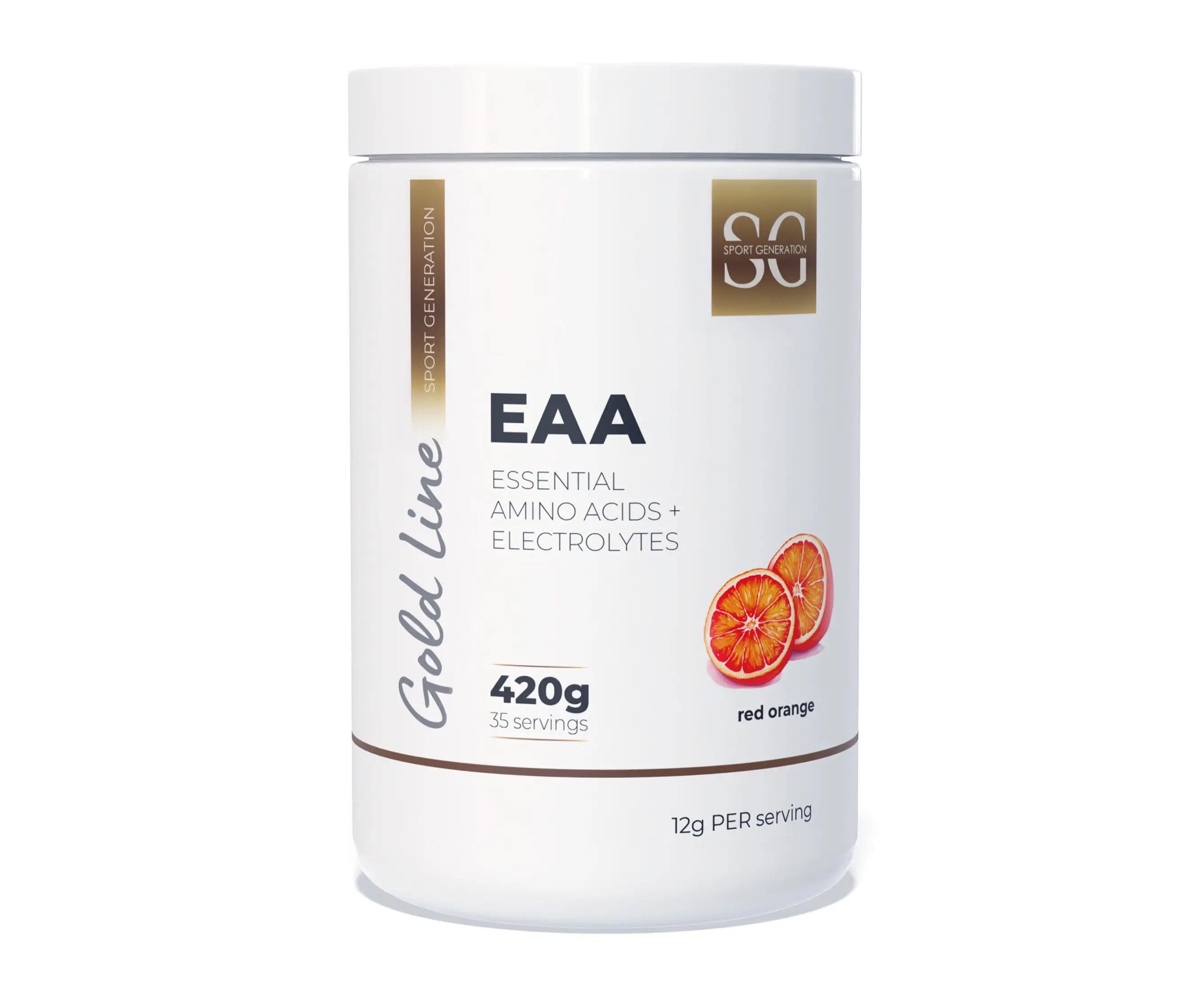 Аминокислоты EAA и электролиты Sport Generation Gold Line EAA + Electrolytes Red Orange 420 г