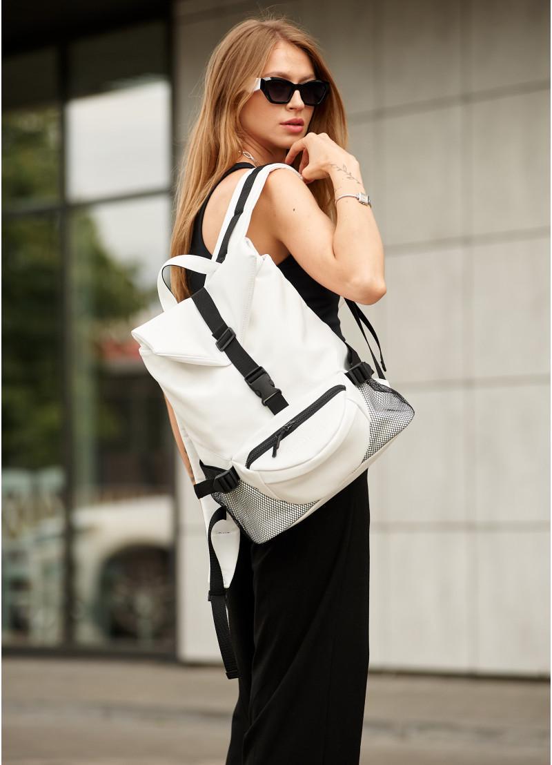 Рюкзак женский Sambag Rene Double 37х31х14 см Белый (27151008r) - фото 8