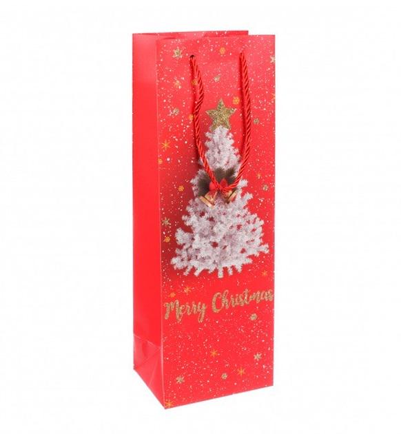 Подарунковий пакет під пляшку Stenson R33213 New Year