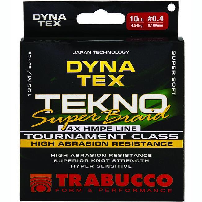 Шнур плетенный Trabucco Dyna-Tex Tekno Super Braid 1,0 0,165 мм 18lb 8,16 кг 135 м - фото 1