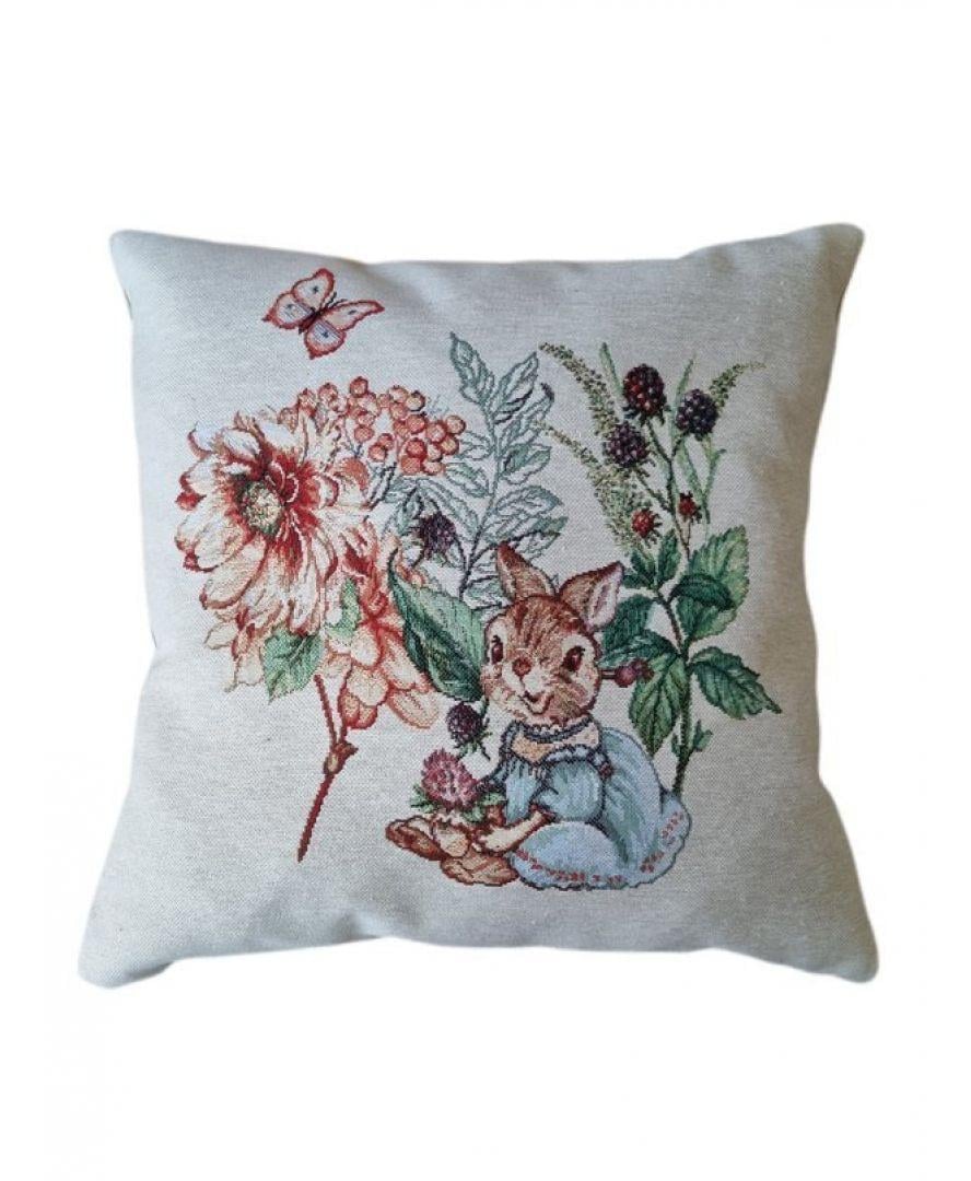 Наволочка декоративная Уют Зайчатко 45х45 см (026043) Наволочка декоративная Уют Зайчатко 45х45 см (026043)