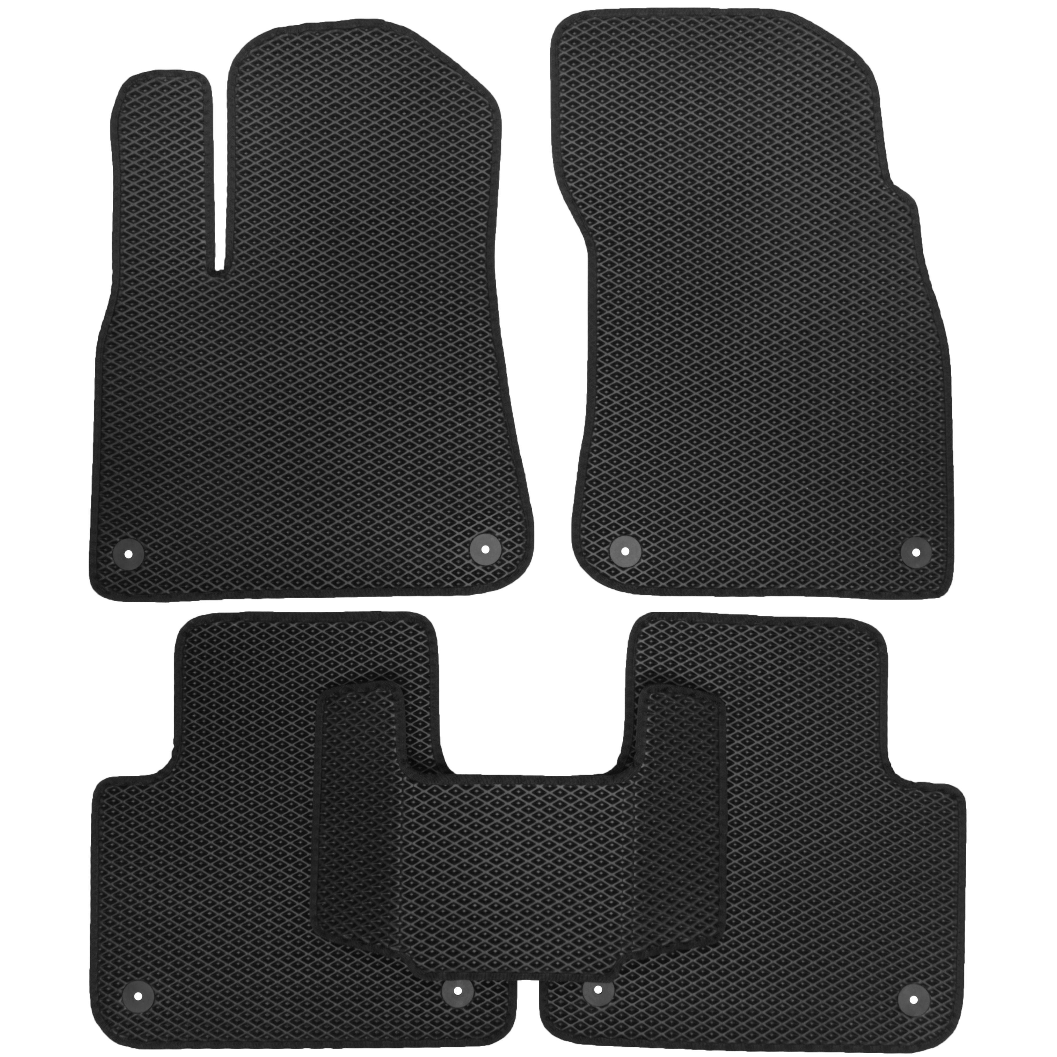 Коврики в салон для Volkswagen Touareg '18- EVA-полимерные Черный (162644)