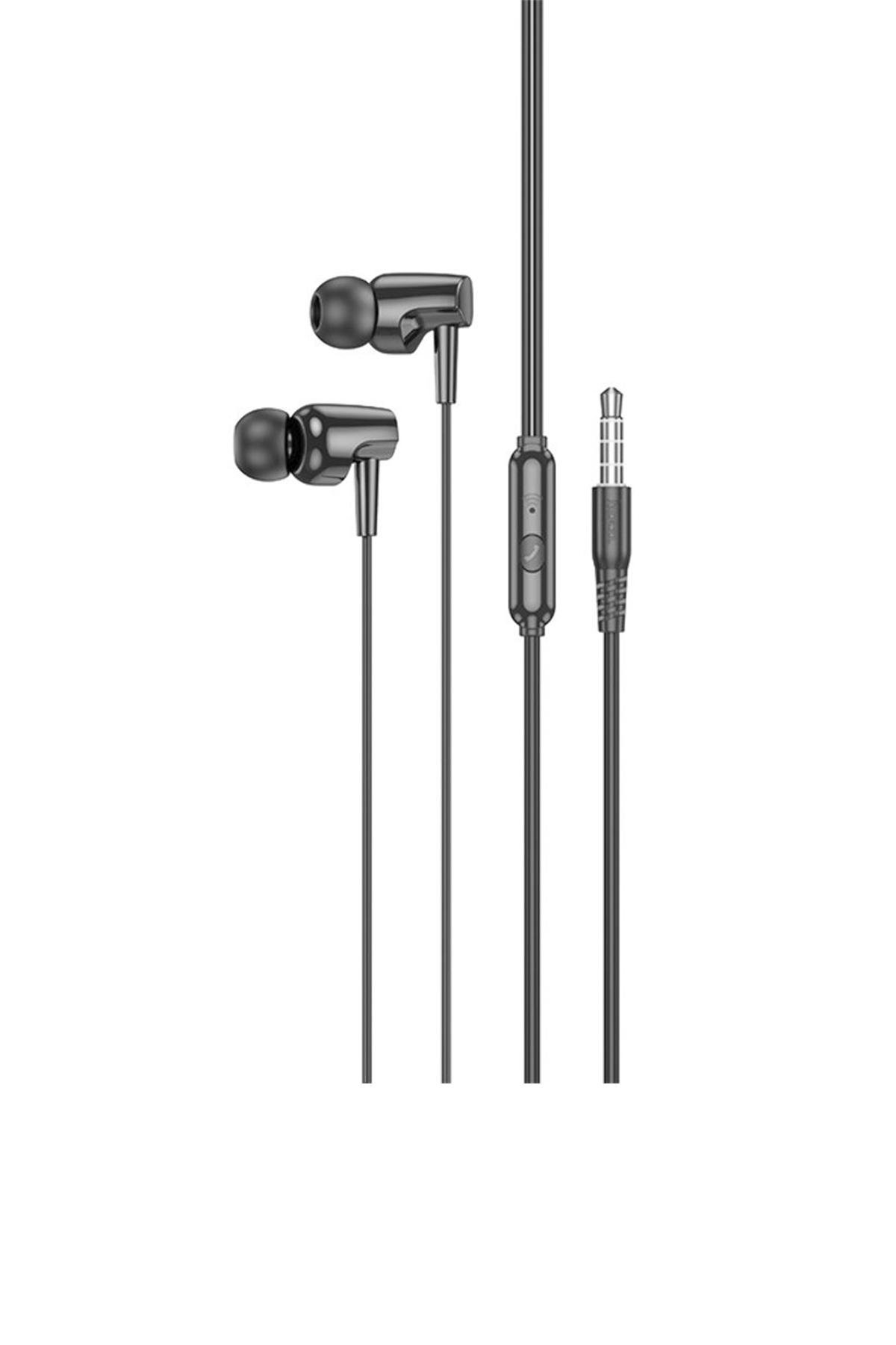 Навушники провідні вакуумні Hoco M112 Story з мікрофоном (SKT001018527) Навушники провідні вакуумні Hoco M112 Story з мікрофоном (SKT001018527)