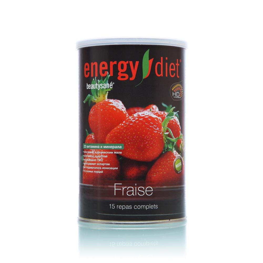 Коктейль для похудения Energy Diet HD банка Клубника 450 г