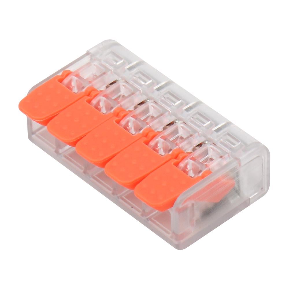 Клемма быстрого монтажа Prolum 5 гнезд (RT-465)