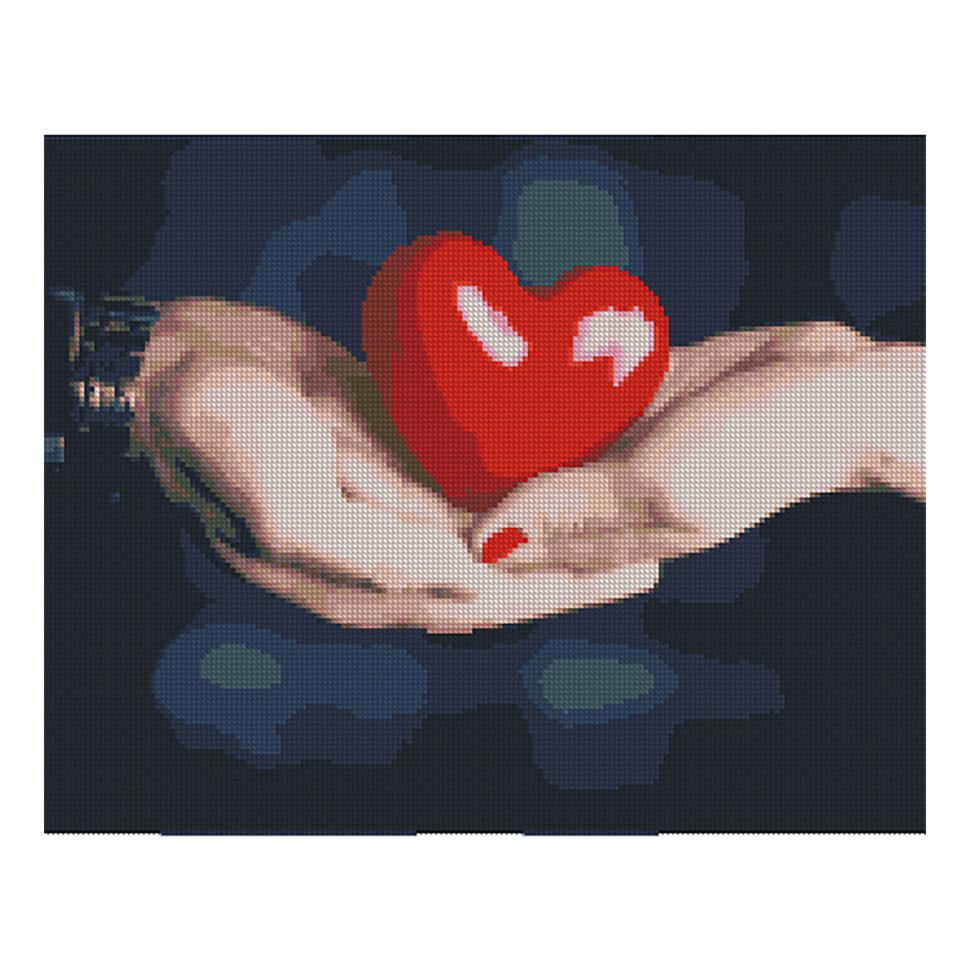 Алмазная мозаика Strateg Трогательный момент 40х50 см (FA40808)