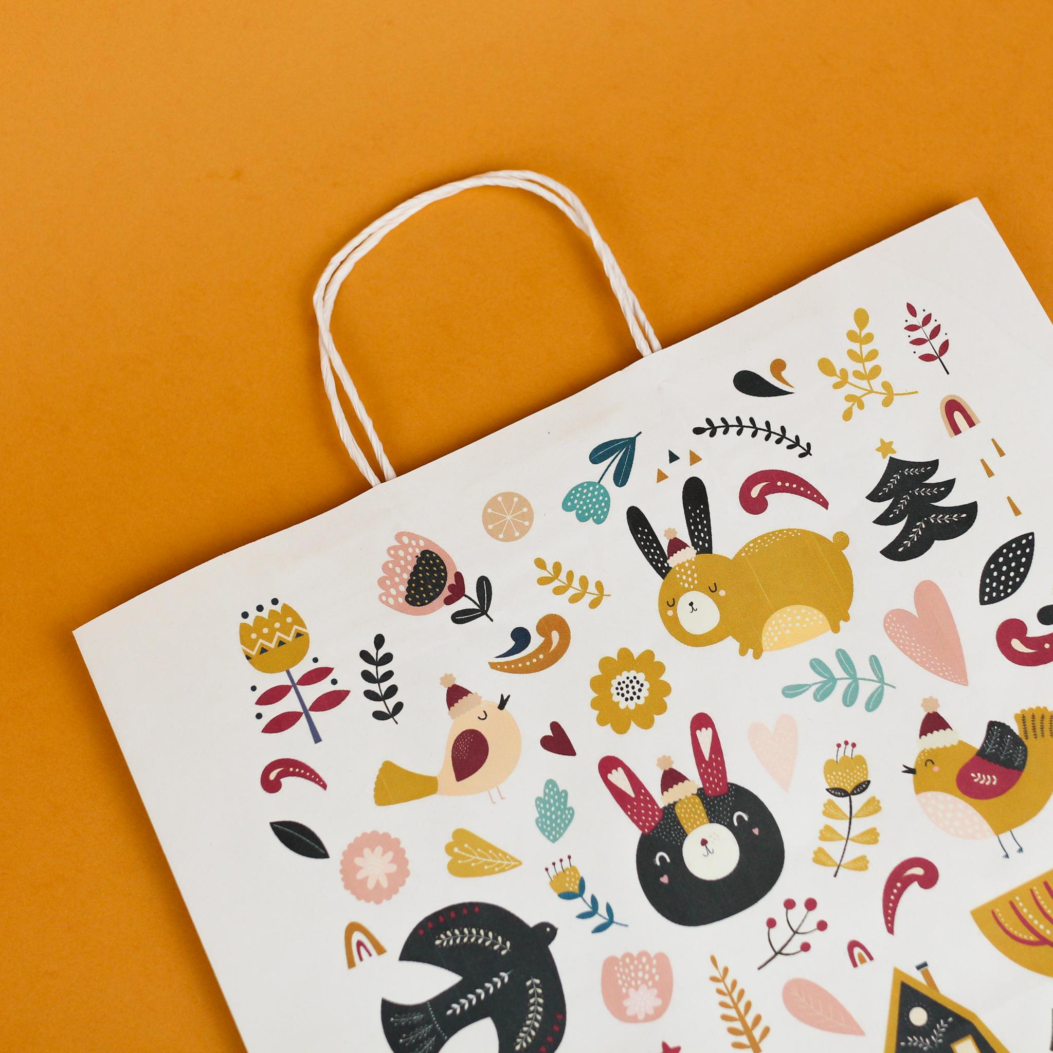 Подарочный пакет бумажный новогодний 320х150х380 мм 10 шт. - фото 3 Подарочный пакет бумажный новогодний 320х150х380 мм 10 шт. - фото 3