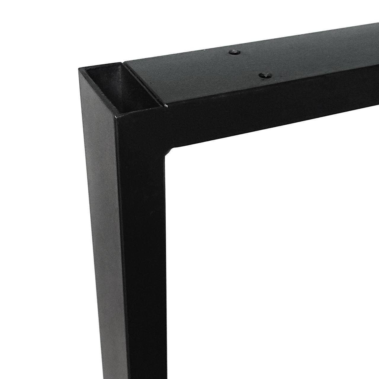 Опора для стола из металла 600х200 мм H 730 мм Черный (1036) - фото 5 Опора для стола из металла 600х200 мм H 730 мм Черный (1036) - фото 5