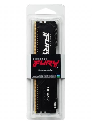Пам'ять 8 Gb DDR4/3600 MHz/Kingston Fury Beast/Black (KF436C17BB/8) - фото 5