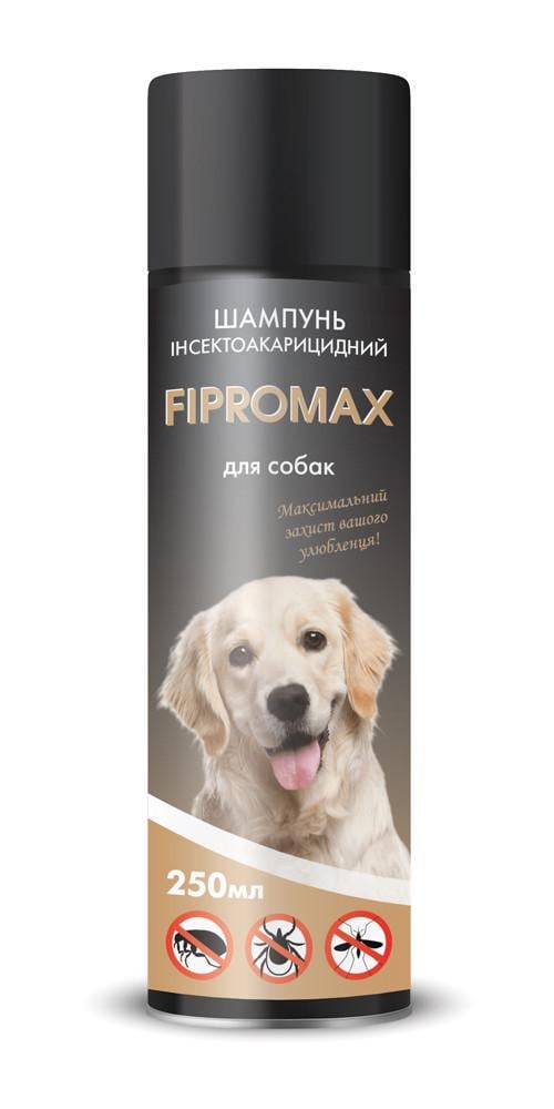 Шампунь от блох и клещей для собак средних и больших пород Fipromax с пропоскуром 250 мл (1608713112)