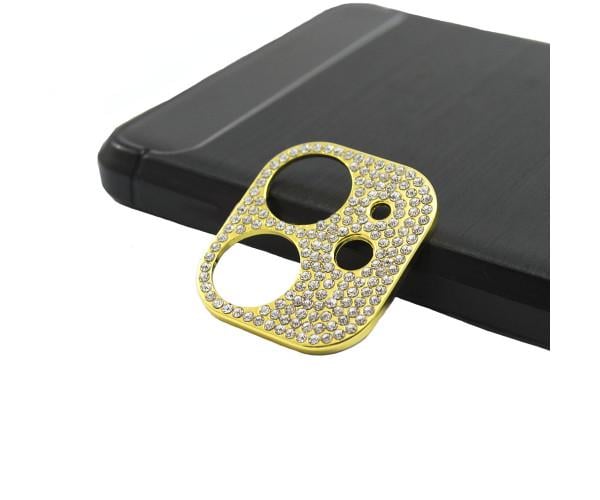 Рамка на камеру захисна Epik Sparkles зі стразами для Apple iPhone 11 Золотий Рамка на камеру захисна Epik Sparkles зі стразами для Apple iPhone 11 Золотий