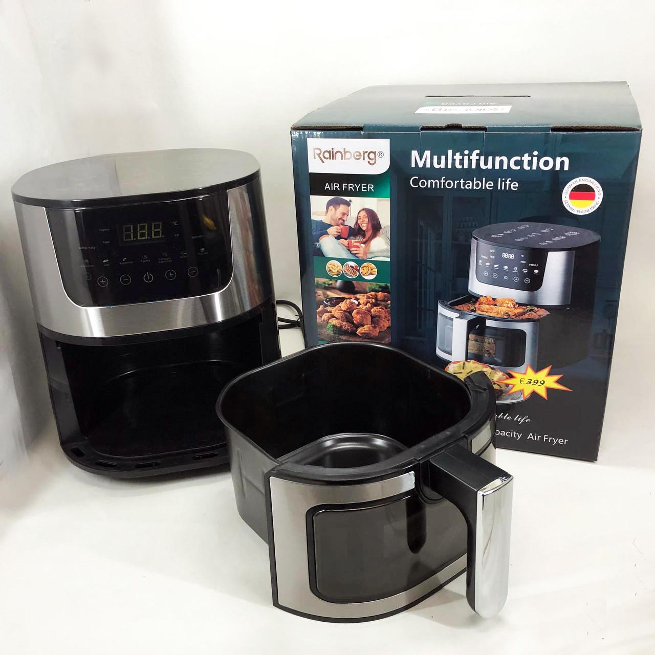 Аерогриль електричний Rainberg RB-2268 8 л 4200 Вт (RB-2268) - фото 8 Аерогриль електричний Rainberg RB-2268 8 л 4200 Вт (RB-2268) - фото 8