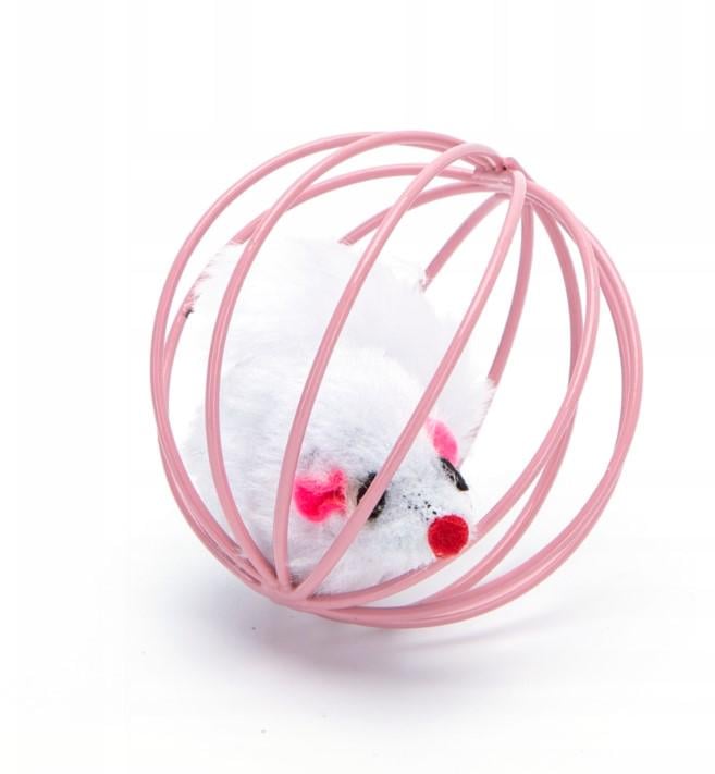 Игрушка для кошек Мяч с мышкой