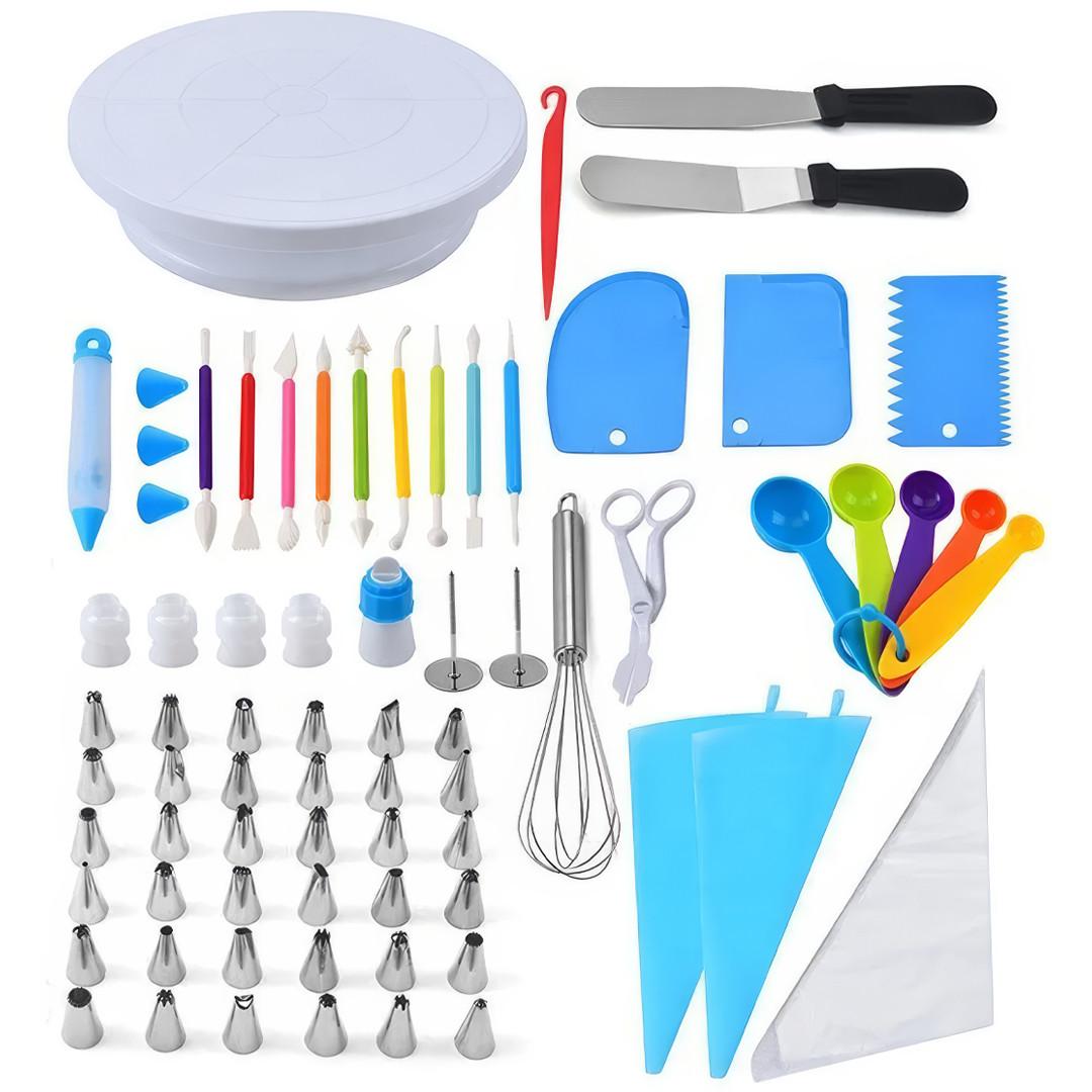 Набор для украшения тортов и капкейков Cake Decorator с насадками и аксессуарами 66 предметов (CD-66)