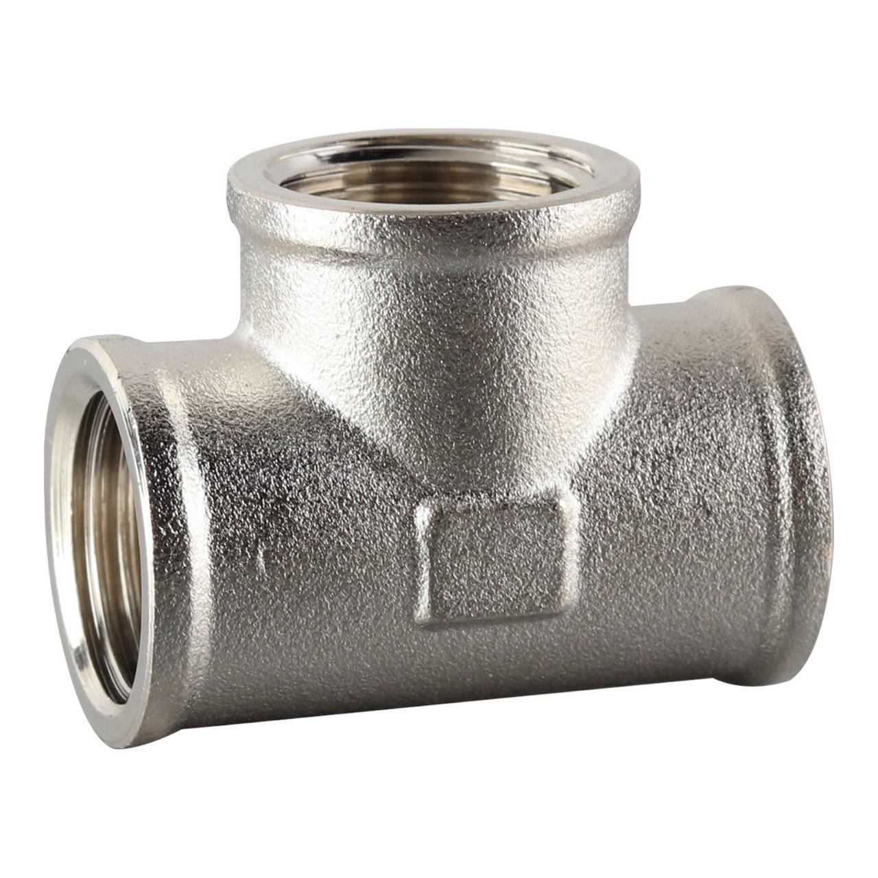 Тройник REIGER 3/4" ВВВ никель (00-00009472)