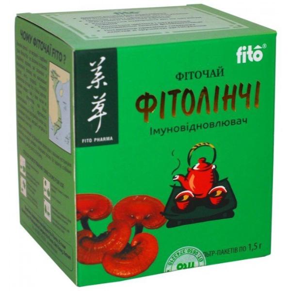 Фіточай суміш екстрактів FITO PHARMA Фітолінчі фільтр-пакети 1,5 г 20 шт. (23442743)