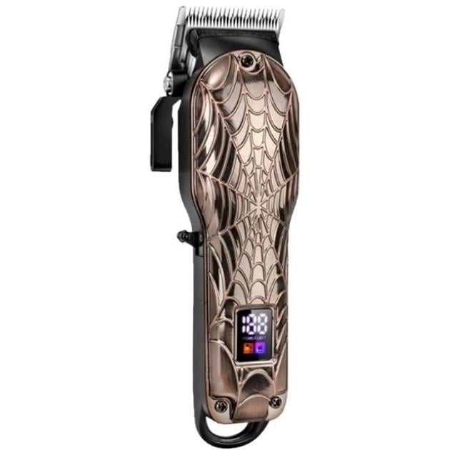 Машинка для стрижки волосся Kemei KM-2616 акумуляторна Bronze (3_02925) Машинка для стрижки волосся Kemei KM-2616 акумуляторна Bronze (3_02925)