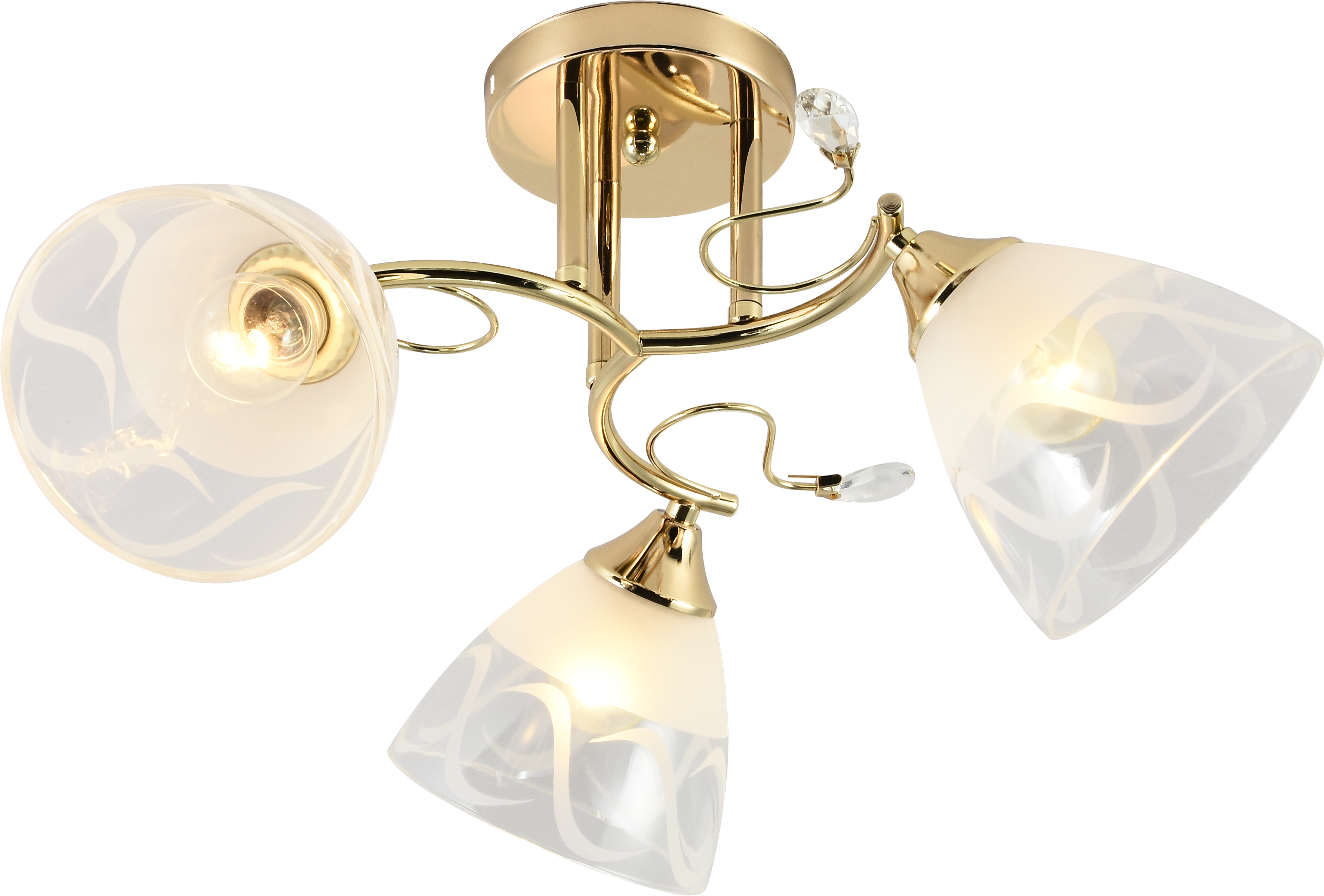 Люстра декоративна Valeso V XA1378/3 на 3 плафона Gold (000036134)