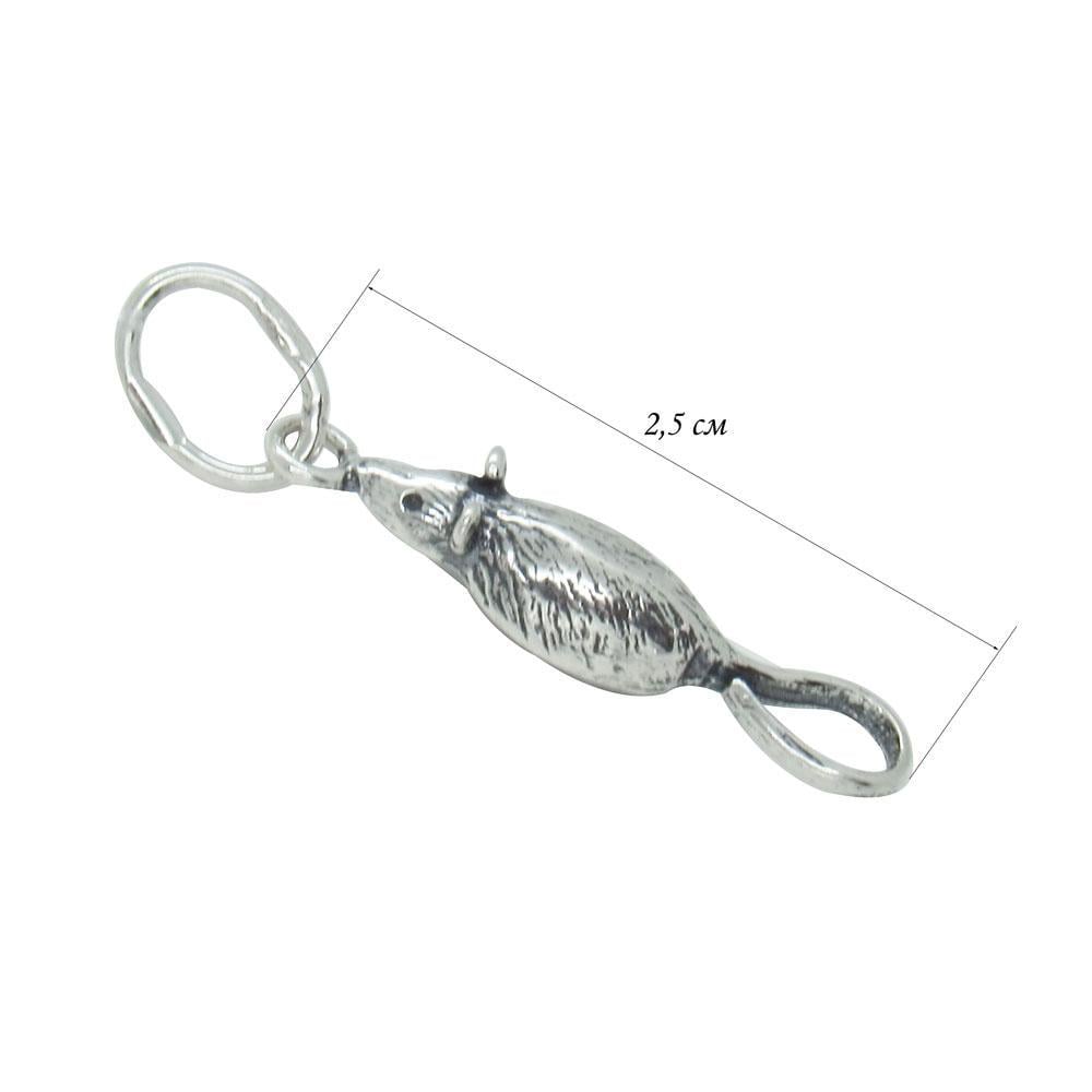 Срібний підвіс Щур (1129409128) - фото 2 Срібний підвіс Щур (1129409128) - фото 2