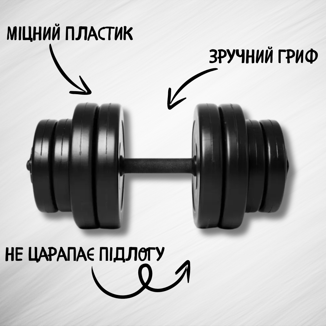 Гантели 2х15 кг (2230353709) - фото 3 Гантели 2х15 кг (2230353709) - фото 3