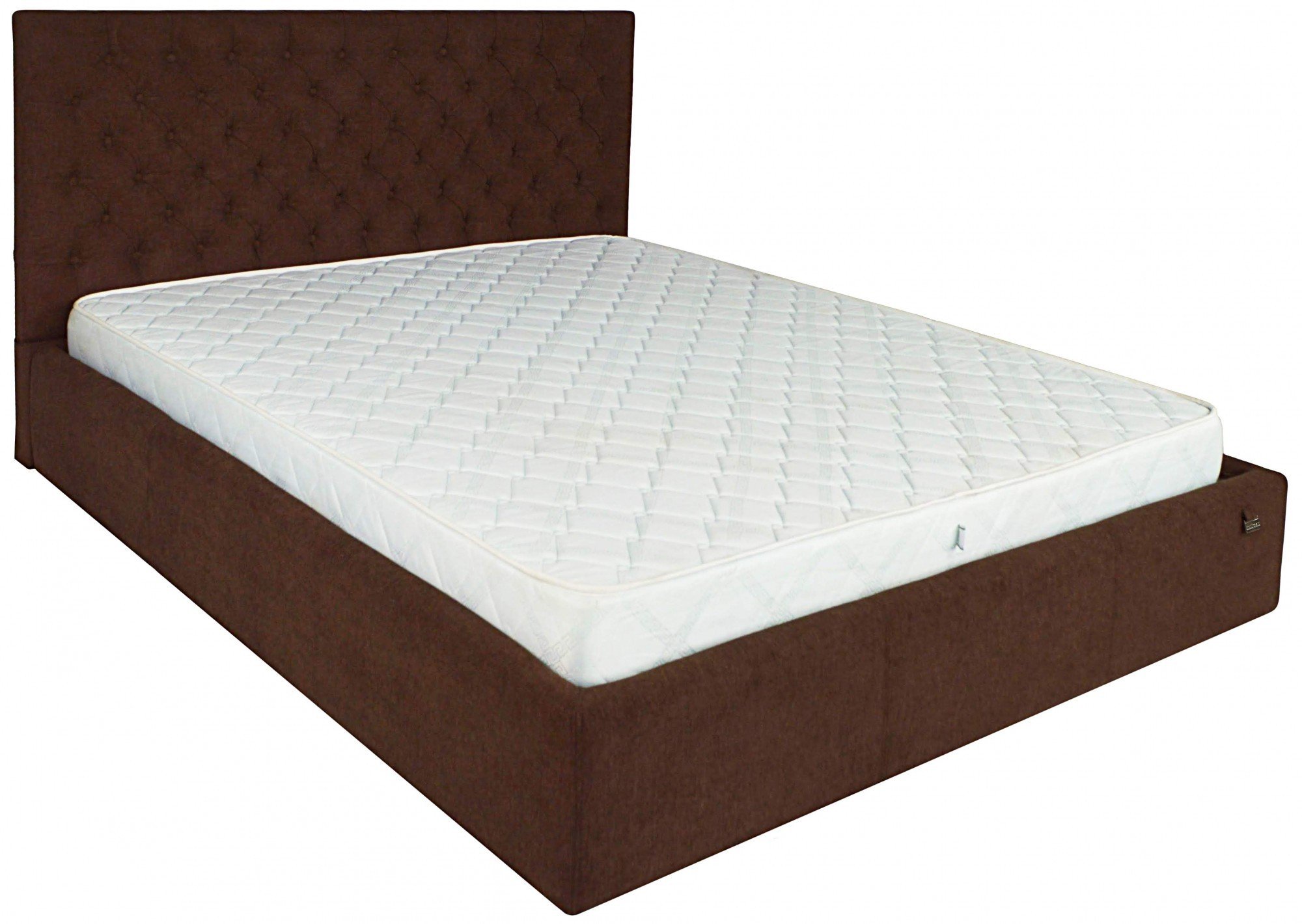 Кровать двуспальная Cambridge VIP Мисти Chocolate 180х190 см Темно-коричневый