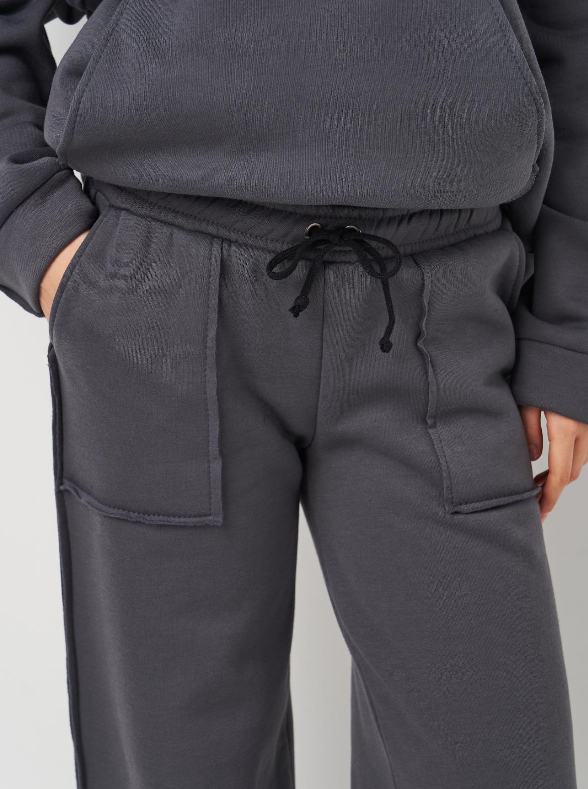 Спортивный костюм утепленный Вилена женский р. 52 Графитовый (2288073133) - фото 3 Спортивный костюм утепленный Вилена женский р. 52 Графитовый (2288073133) - фото 3