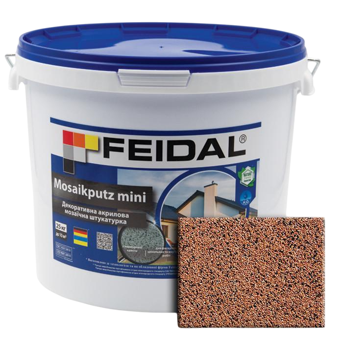 Штукатурка декоративна акрилова мозаїчна Feidal Mosaikputz mini А15 15 кг (1886455523)