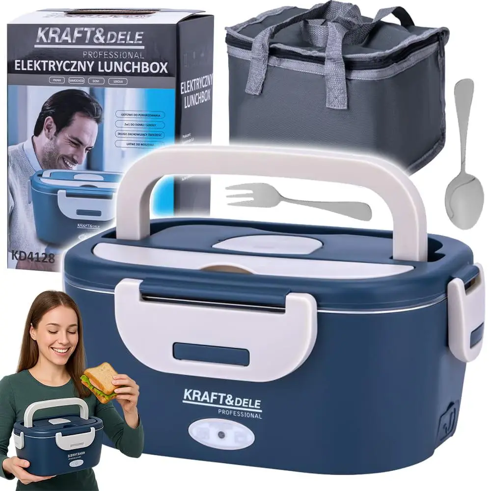 Ланчбокс електричний для підігріву їжі KraftDele KD4128 KLB 1,7 л (29480948) - фото 11