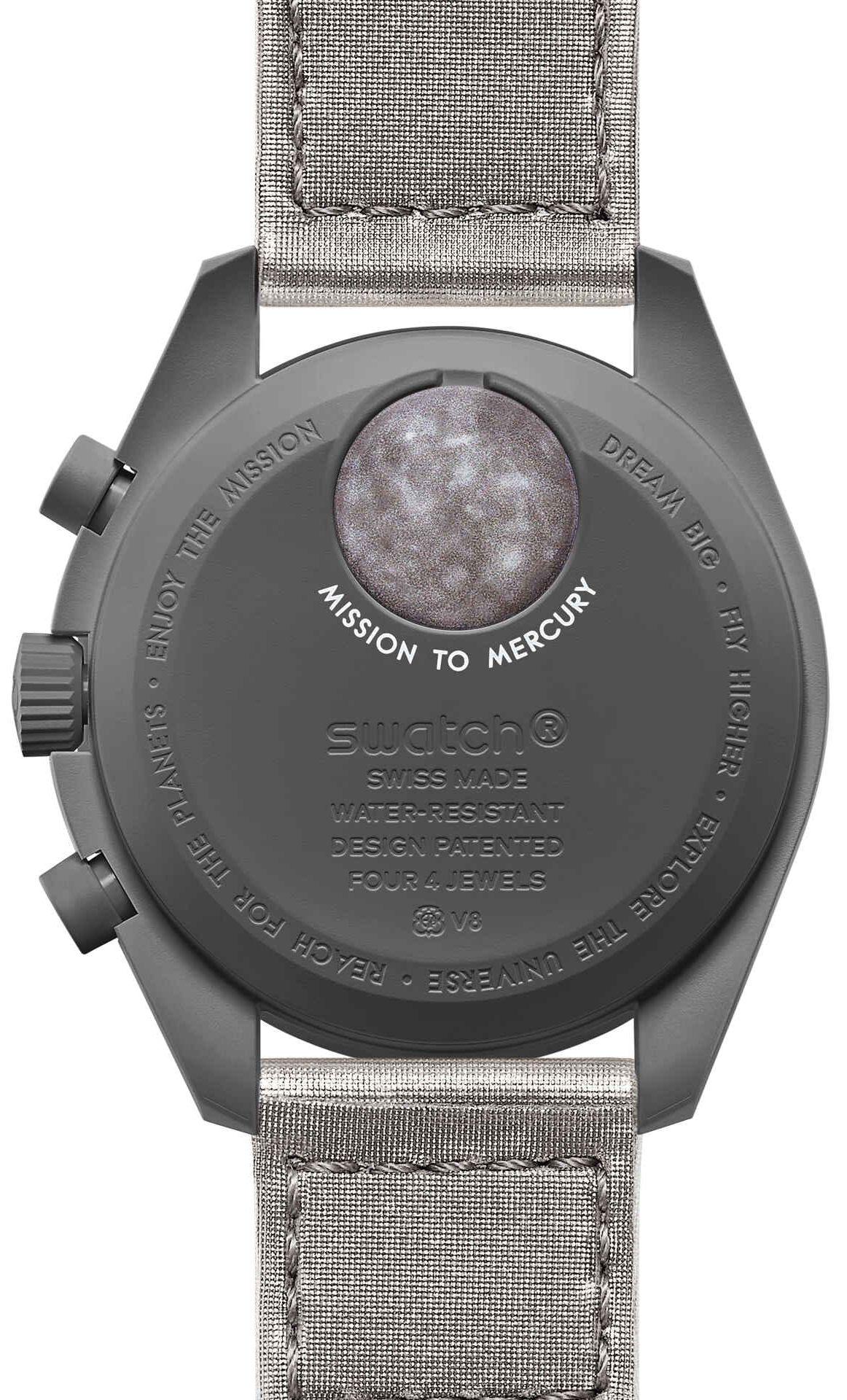 Наручний годинник Swatch Omega Bioceramic MoonSwatch Collection Mission to Mercury (SO33A100) - фото 2