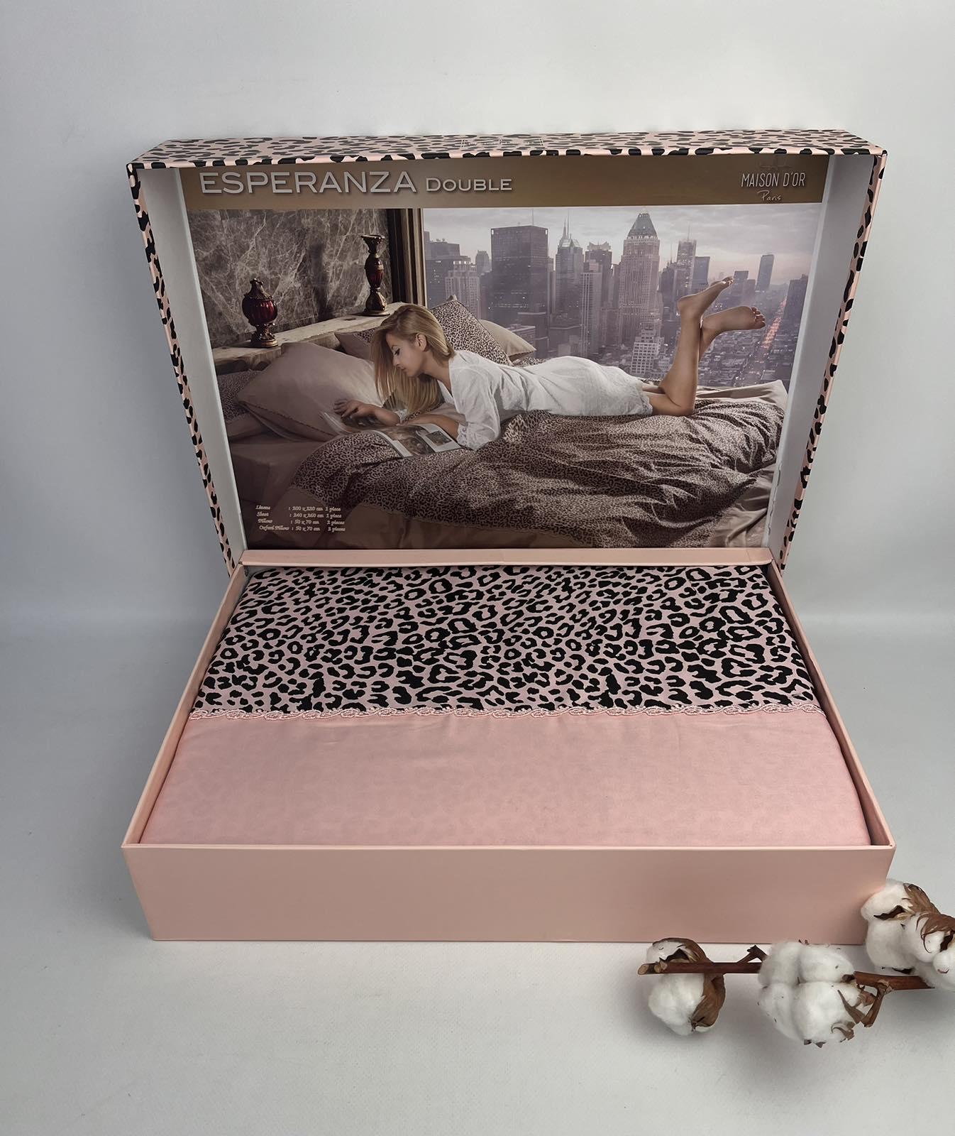 Комплект постільної білизни Maison D'or Esperanza сатин 200х220 см Rose (CN36562)