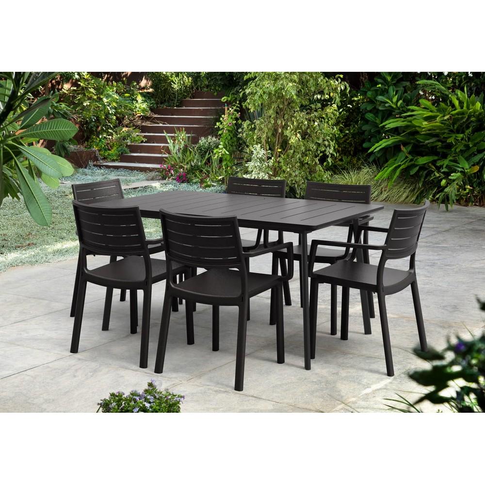 Стол садовый Keter Metalea Черный (249184) - фото 4 Стол садовый Keter Metalea Черный (249184) - фото 4