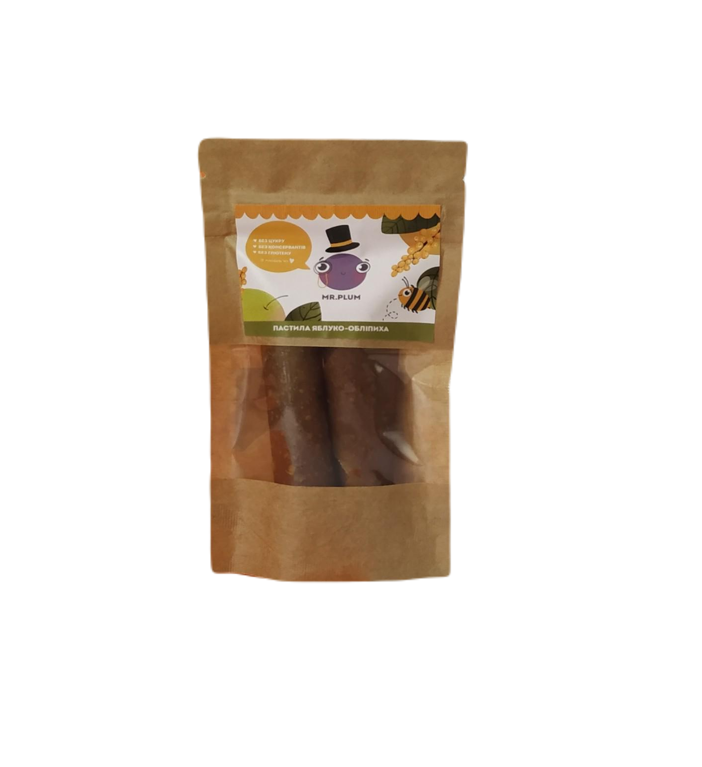 Пастила натуральная Mr.Plum Яблоко-Облепиха 30 г