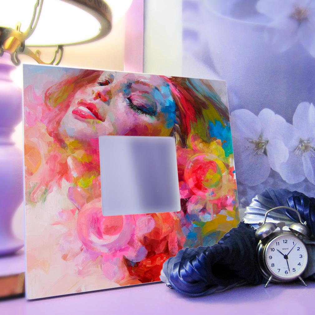 Дзеркало декоративне Щаслива 260х260 мм (M03808) - фото 3 Дзеркало декоративне Щаслива 260х260 мм (M03808) - фото 3