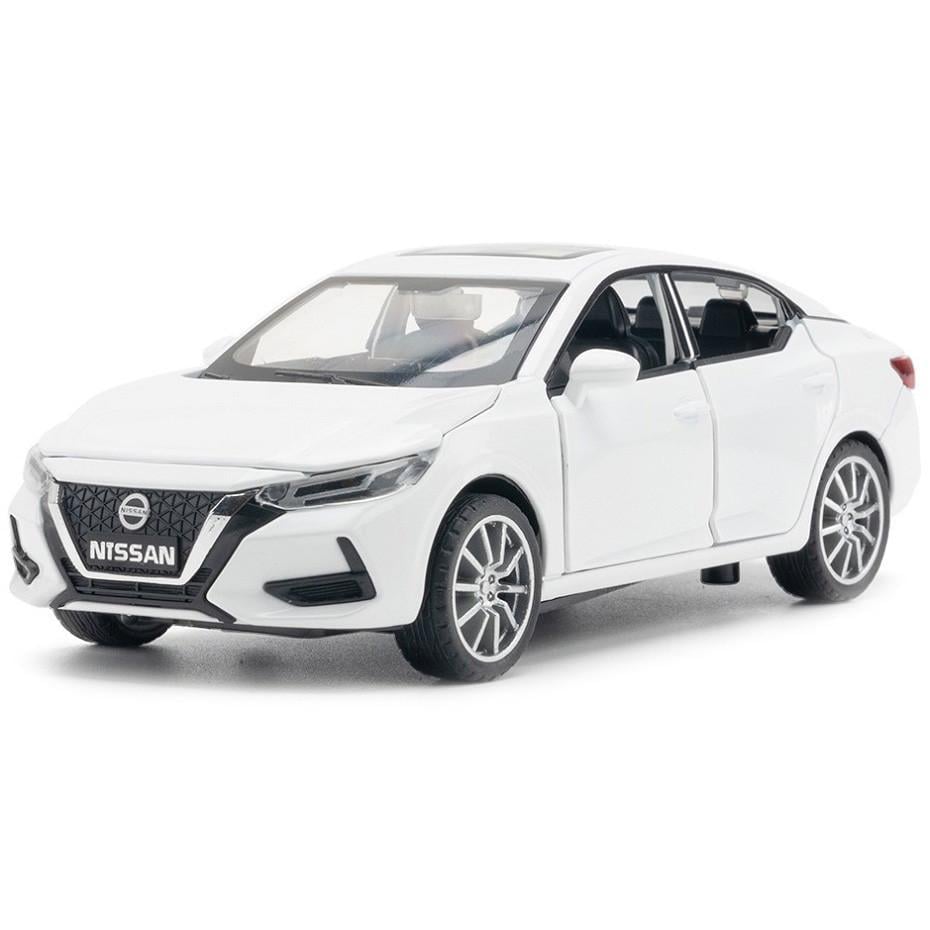Игрушечная машинка металлическая Автомобиля Nissan Sylphy 1:32 масштабная коллекционная модель Белый (28443495)
