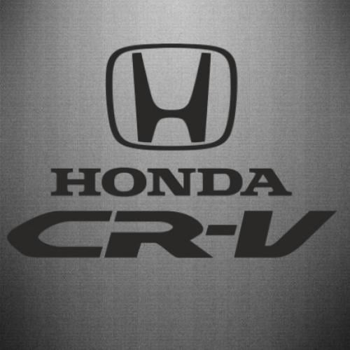 Наклейка Honda CR-V 20x13 см Чорний (23361515)