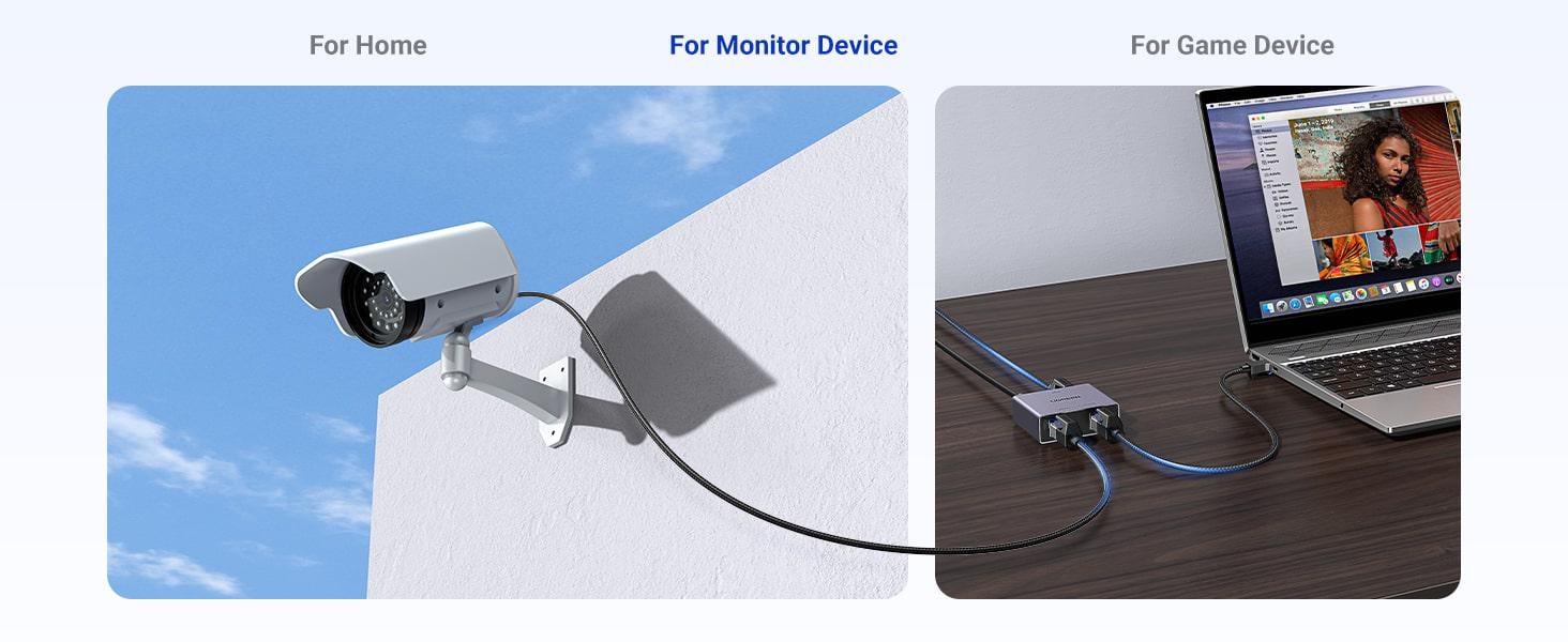 Адаптер-сплиттер 1000 Мбит/с Ugreen NW301 Grey (45311) - фото 5 Адаптер-сплиттер 1000 Мбит/с Ugreen NW301 Grey (45311) - фото 5