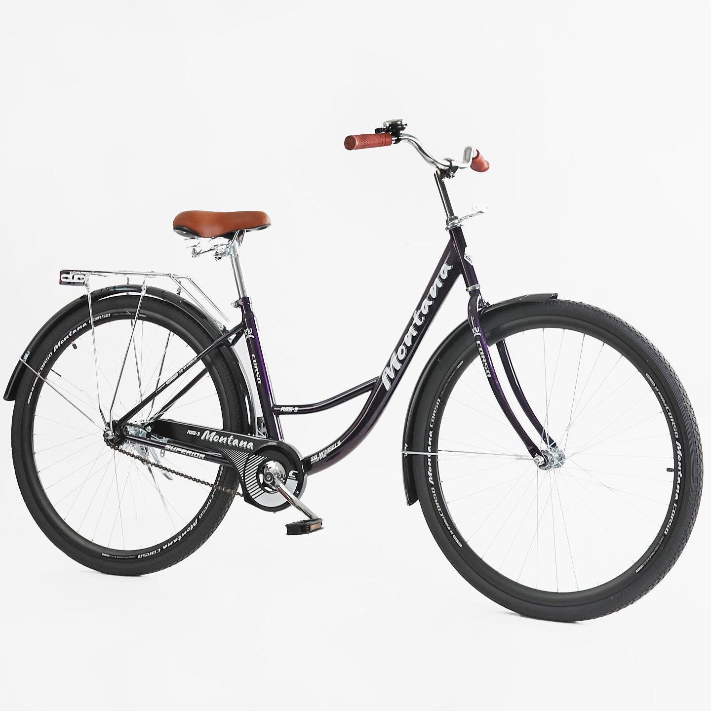 Велосипед міський Corso Montana з багажником рама 20"/28" Сірий - фото 2 Велосипед міський Corso Montana з багажником рама 20"/28" Сірий - фото 2