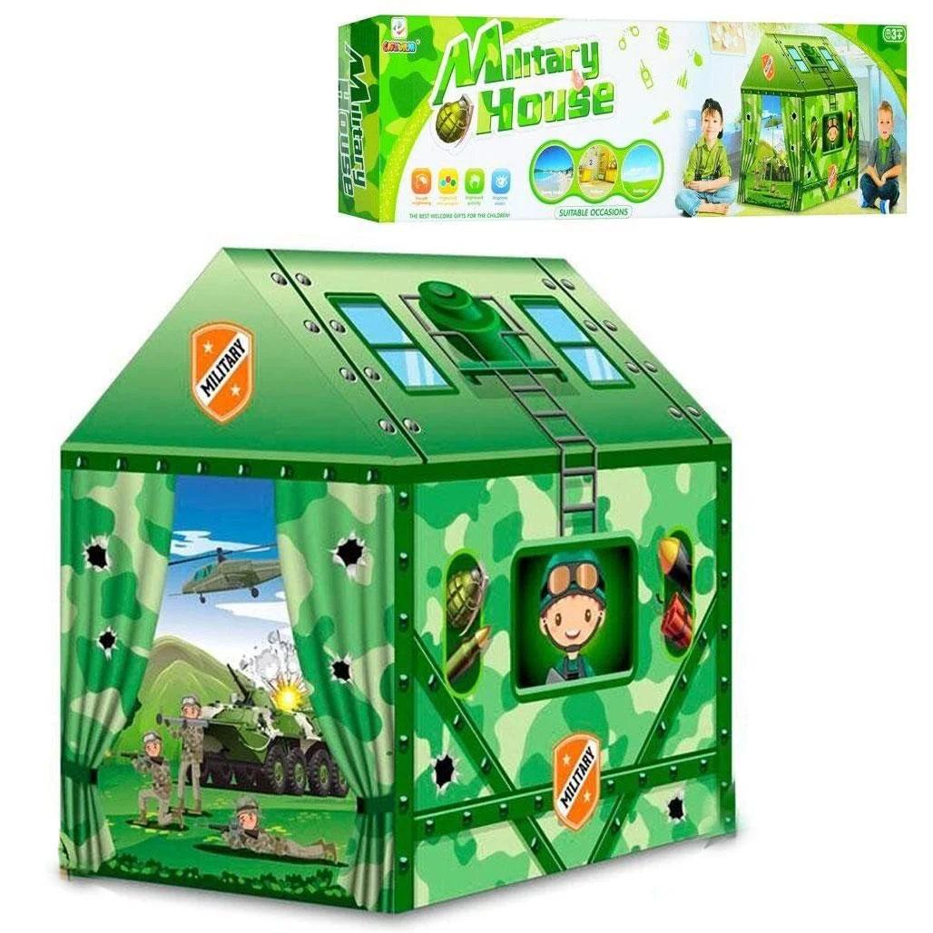 Палатка-домик для мальчиков на 2 входа UKC Military House Зеленый (a37de322) Палатка-домик для мальчиков на 2 входа UKC Military House Зеленый (a37de322)