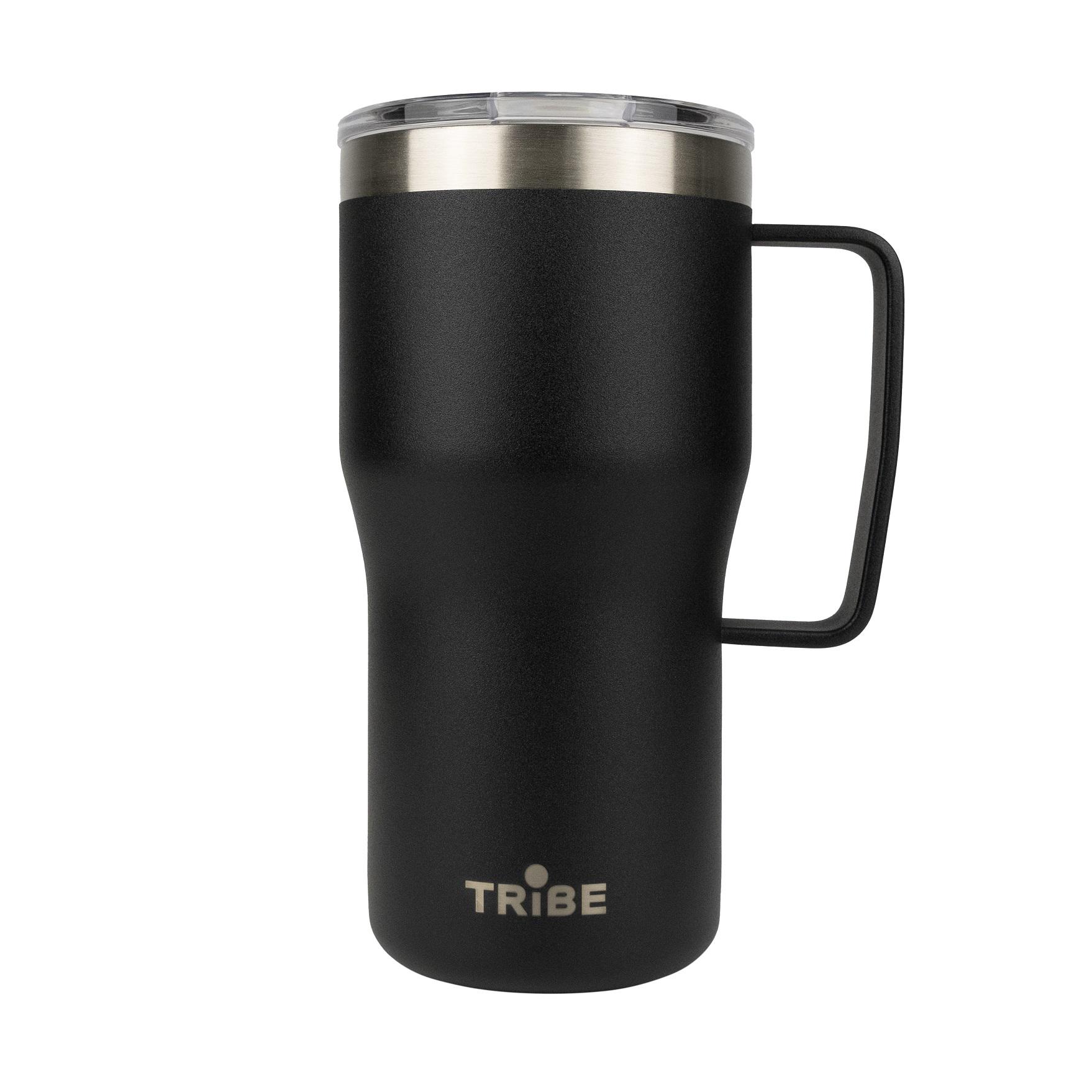 Термокружка с ручкой Tribe Travel Mug 600 мл (T-FA-0034-black) - фото 2 Термокружка с ручкой Tribe Travel Mug 600 мл (T-FA-0034-black) - фото 2