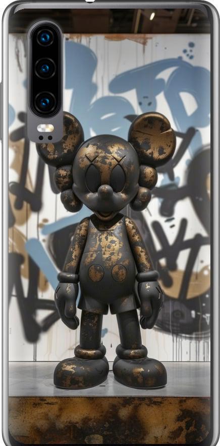 Чехол на Huawei P30 Bronze kaws v2 (6098u-1622-42517)