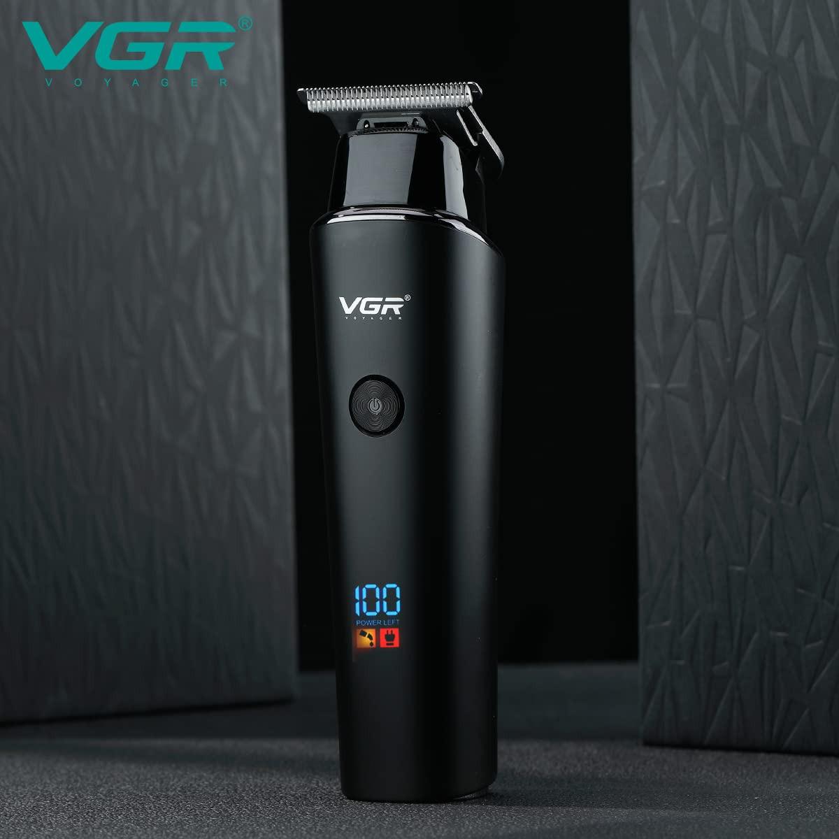 Машинка для гоління акумуляторна VGR V-937 Hair Trimmer (1010296-Black) - фото 4