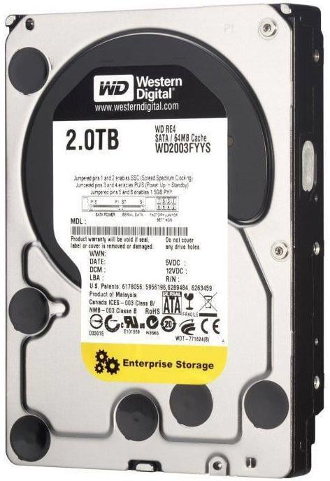 Жерсткий диск Western Digital HDD SATA 2 Тб RE (WD2004FBYZ) - фото 2 Жерсткий диск Western Digital HDD SATA 2 Тб RE (WD2004FBYZ) - фото 2