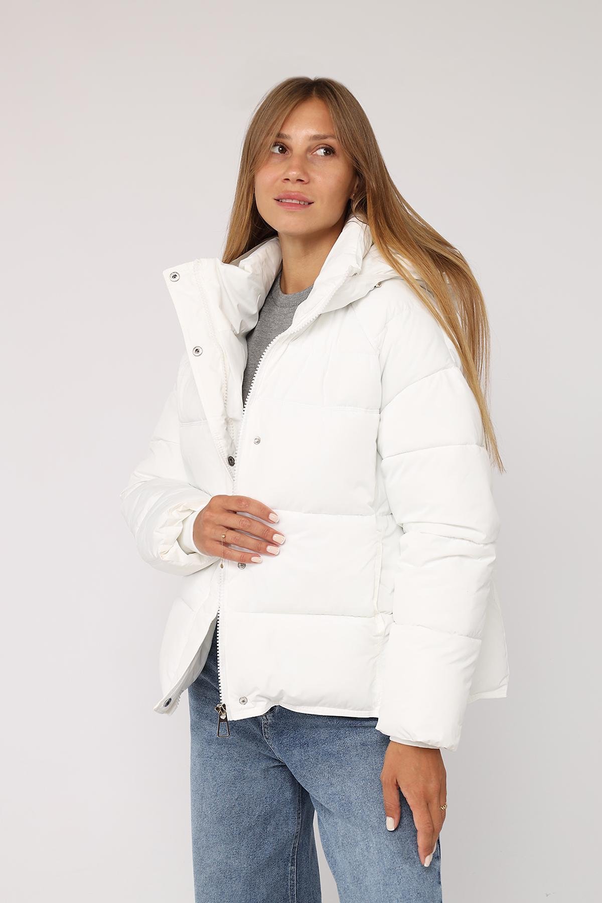 Куртка жіноча зимова ЦБ-00277860 р. 54 Білий (29080045)